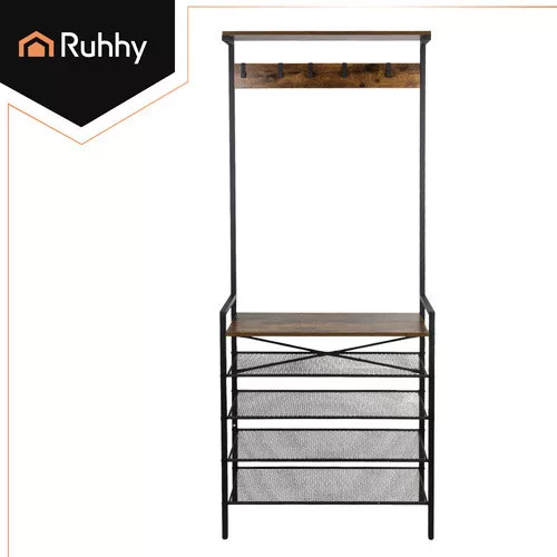 Ruhhy álló polcos ruhafogas 189cm 27035