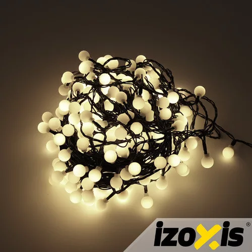 Izoxis karácsonyi gömb fényfüzér 300LED 30m 26264