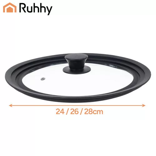 Ruhhy 3 az 1-ben szilikon fedő 24/26/28cm 25560