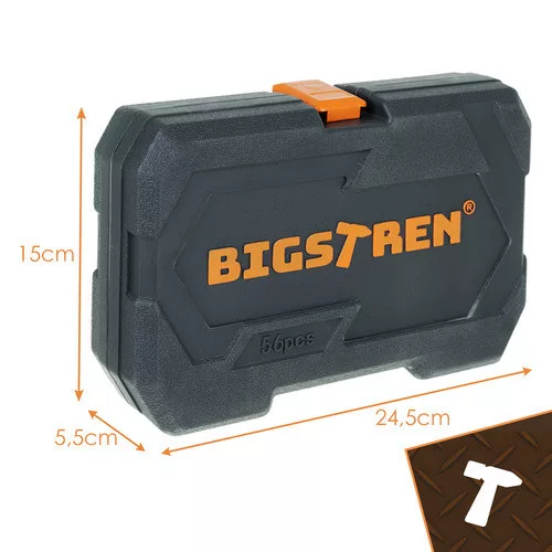 Bigstren 56 részes szerszámkészlet kofferben 26845