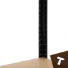 Iso Trade fekete tárolóállvány 180x90x40 Bigstreen