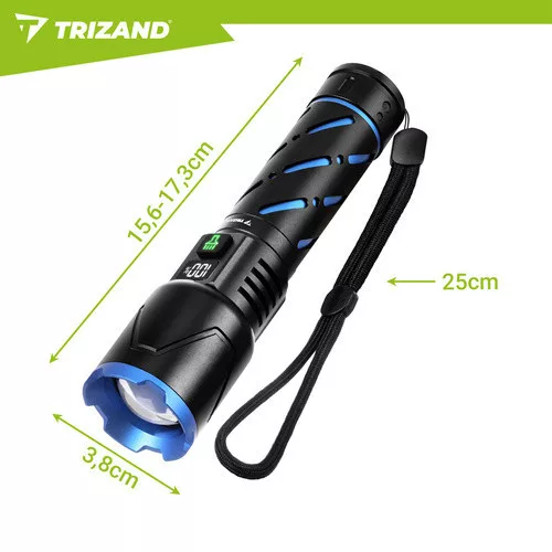 Trizand taktikai zseblámpa 800lm