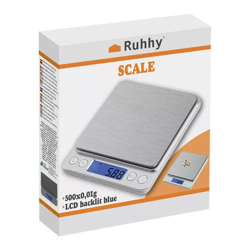 Ruhhy konyhai mérleg 500x0.01g
