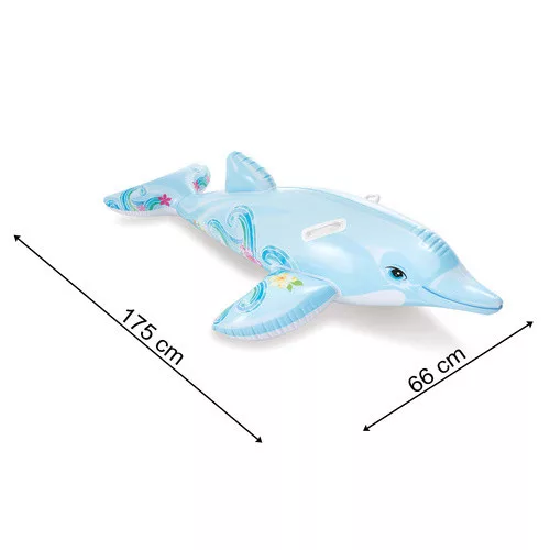 Intex felfújható delfin matrac 58535NP