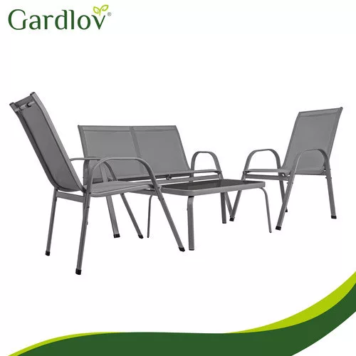 Gardlov szürke kerti bútor szett erkélyre