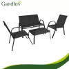 Gardlov fekete balkon bútorszett kertbe