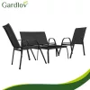 Gardlov fekete balkon bútorszett kertbe