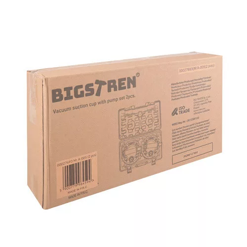 Bigstren vákuumos tapadókorong pumpával, 2 db-os készlet
