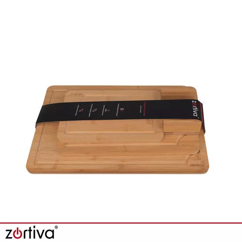 Zortiva bambusz vágódeszka szett 3 db