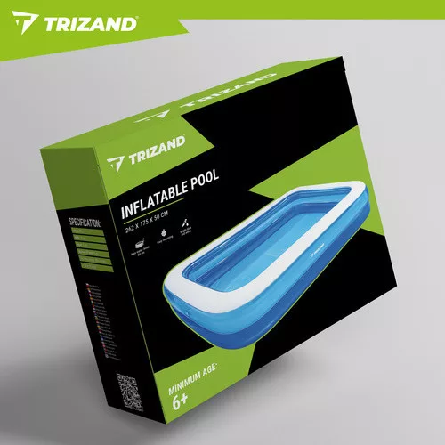 Trizand felfújható medence 262x175x50 cm