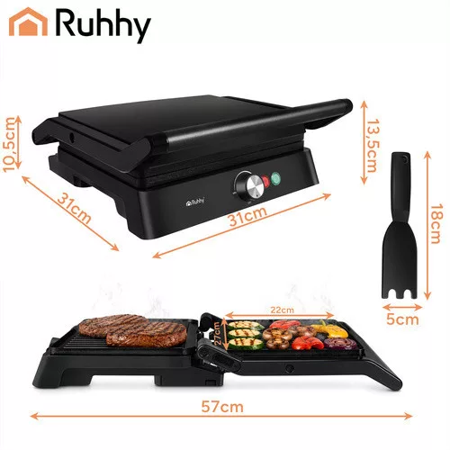 Ruhhy 26176 2000W elektromos grill és toaster