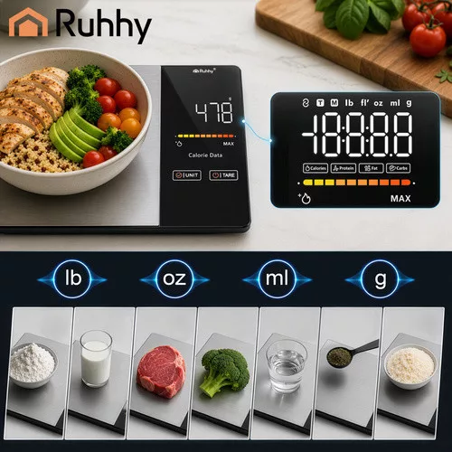 Ruhhy Bluetooth konyhai mérleg