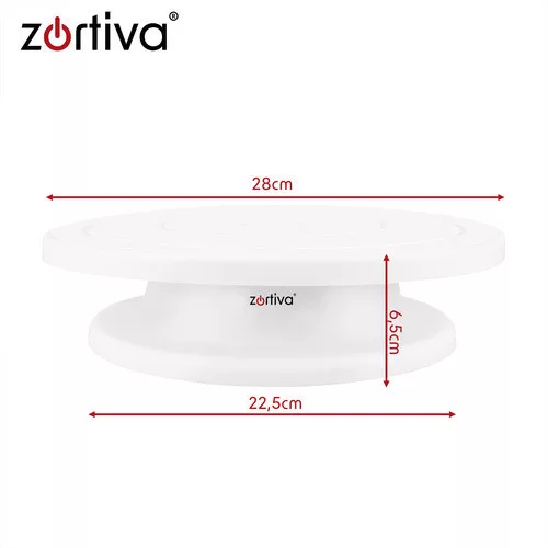 Zortiva forgatható tortaállvány 3 spatulával tortadíszítéshez