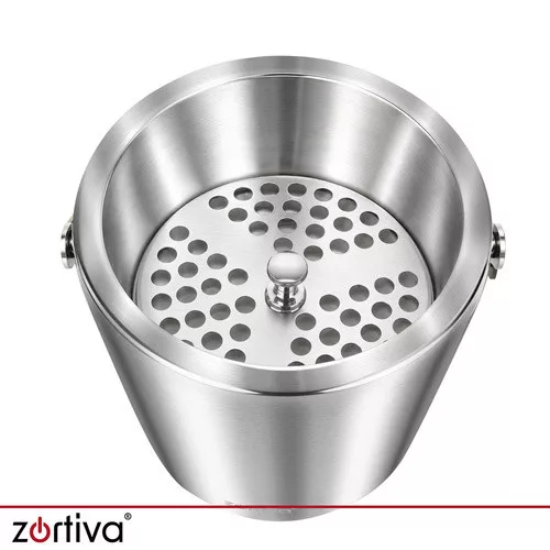 Zortiva jégvödör fogóval és kanállal