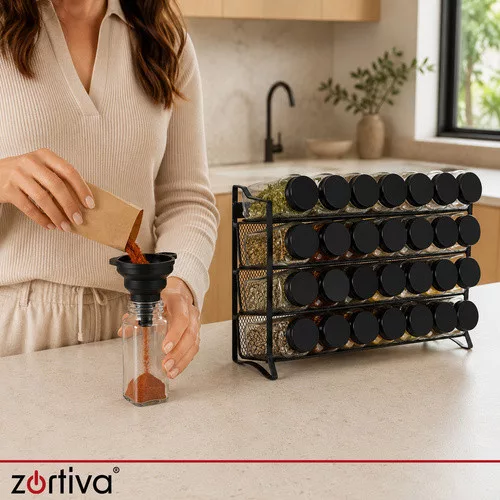 Zortiva fűszertartó készlet 28 részes rendszerezővel