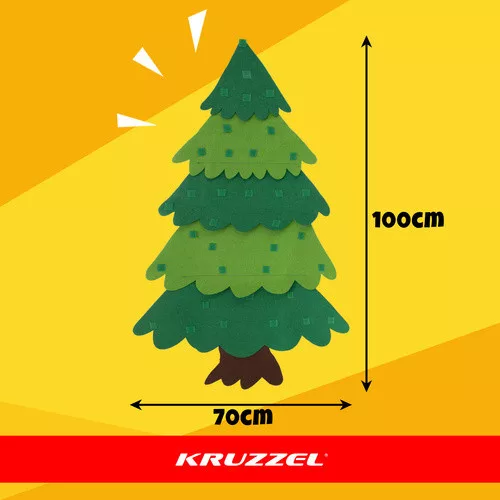 Kruzzel LED filc karácsonyfa დეკoráció