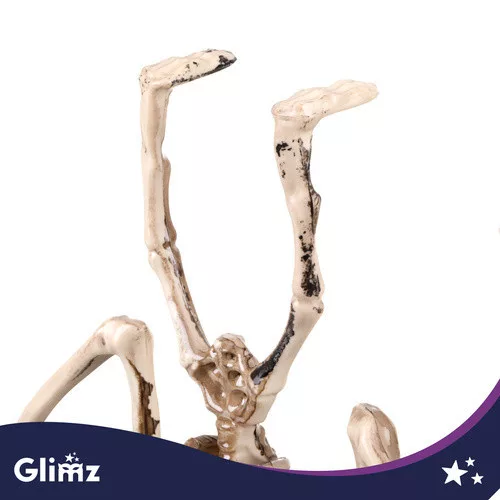 Glimz denevér csontváz dekoráció 30cm