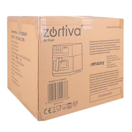 Zortiva 8L olajmentes fritőz
