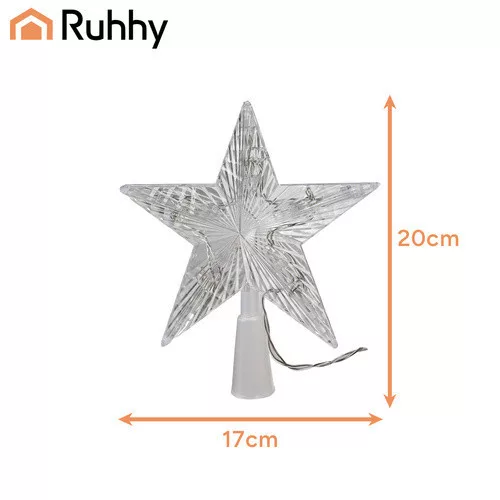Ruhhy LED karácsonyfa csillag 24853