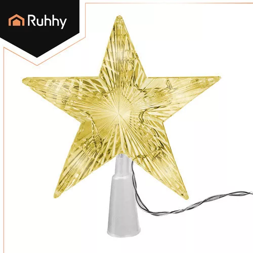 Ruhhy LED karácsonyfa csillag 24853