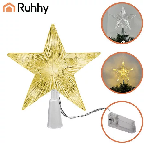 Ruhhy LED karácsonyfa csillag 24853