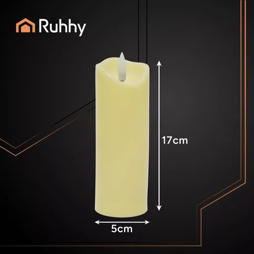 Ruhhy LED gyertya betét 17x5cm 1 db karácsonyra