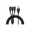 Autós töltő 4 USB csatlakozóval és Xtrobb 19907 kábellel