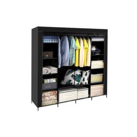   Összecsukható szövetes ruhásszekrény 170x170cm - Ruhhy 21744