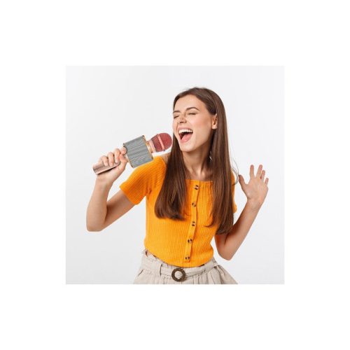 Karaoke mikrofon - világos rózsaszín Izoxis 22190