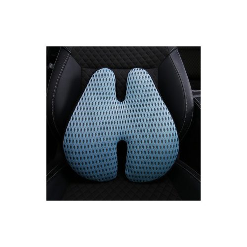 Derék párnázó 21949 - hát- és derékfájásra, alvásra, irodába, autóba, utazáshoz, memóriahab, ergonomikus, fekete