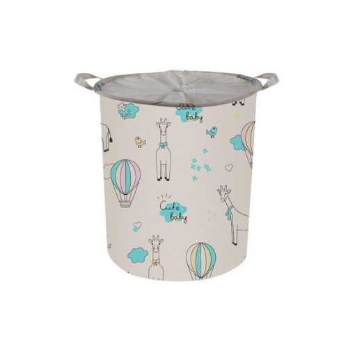 Játéktároló kosár Kruzzel 22013 - gyerek játéktároló, színes játéktároló, praktikus játéktároló, játéktároló doboz