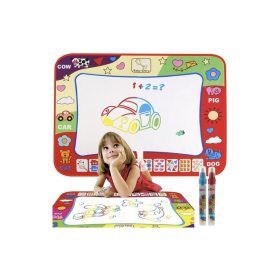   Vízálló rajztábla gyerekeknek - Kruzzel 22240 vízfestős szőnyeg - gyermek játék matrica nélkül - vízfesték szórakozás