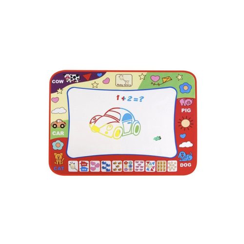 Vízálló rajztábla gyerekeknek - Kruzzel 22240 vízfestős szőnyeg - gyermek játék matrica nélkül - vízfesték szórakozás