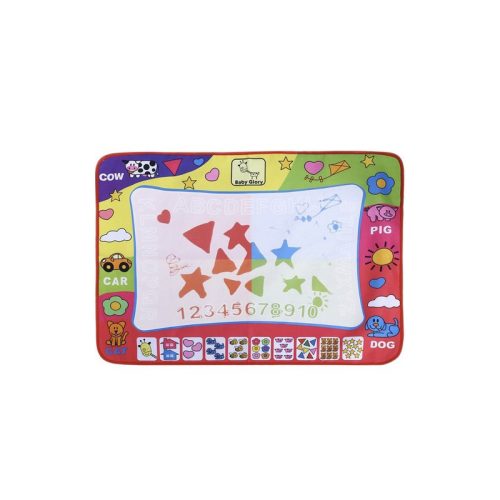 Vízálló rajztábla gyerekeknek - Kruzzel 22240 vízfestős szőnyeg - gyermek játék matrica nélkül - vízfesték szórakozás