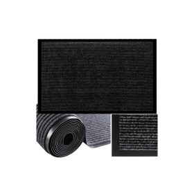   Bejárati szőnyeg - 60x90cm Ruhhy 22055, szürke, modern, praktikus, nedvszívó, beltéri, kényelmes, mosható, csúszásmentes