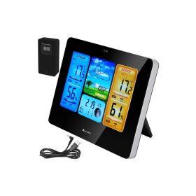   Időjárás állomás 22452 - Időjárás előrejelzés, hőmérséklet, páratartalom, időjárás információ, digitális kijelző