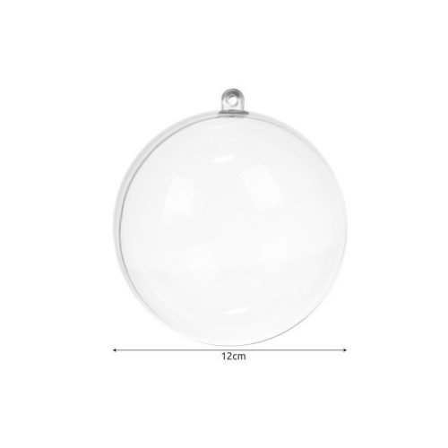 Átlátszó díszek 12 cm - 5 darabos készlet Ruhhy 22278