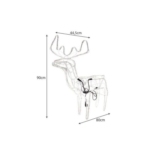 LED rénszarvas - meleg fehér fény Ruhhy 22509