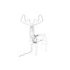 LED rénszarvas - meleg fehér fény Ruhhy 22509