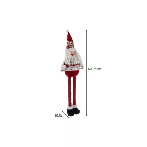Karácsonyi Mikulás - teleszkópos 95cm Ruhhy 22340