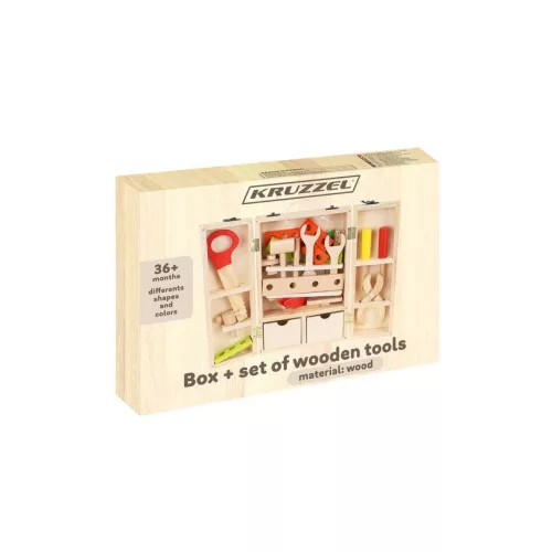 Fa szerszámkészlet dobozban 22697