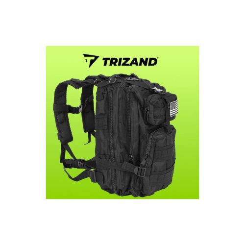 Kisméretű fekete turistahátizsák 23089