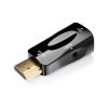 HDMI-VGA átalakító adapter hanggal és mini jack csatlakozóval