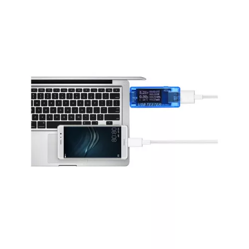 USB töltőáram mérő és feszültségmérő - digitális voltmérő és ampermérő