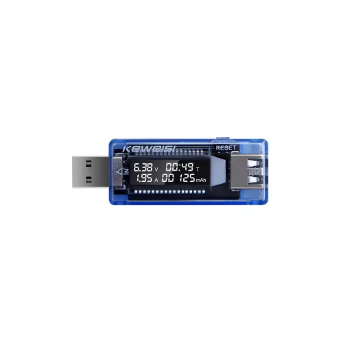 USB töltőáram mérő és feszültségmérő - digitális voltmérő és ampermérő