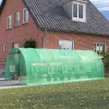 Üvegház fólia zöld szúnyoghálós ablakkal, 2x6x3m